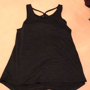 Target black workout tank and sports bra combo